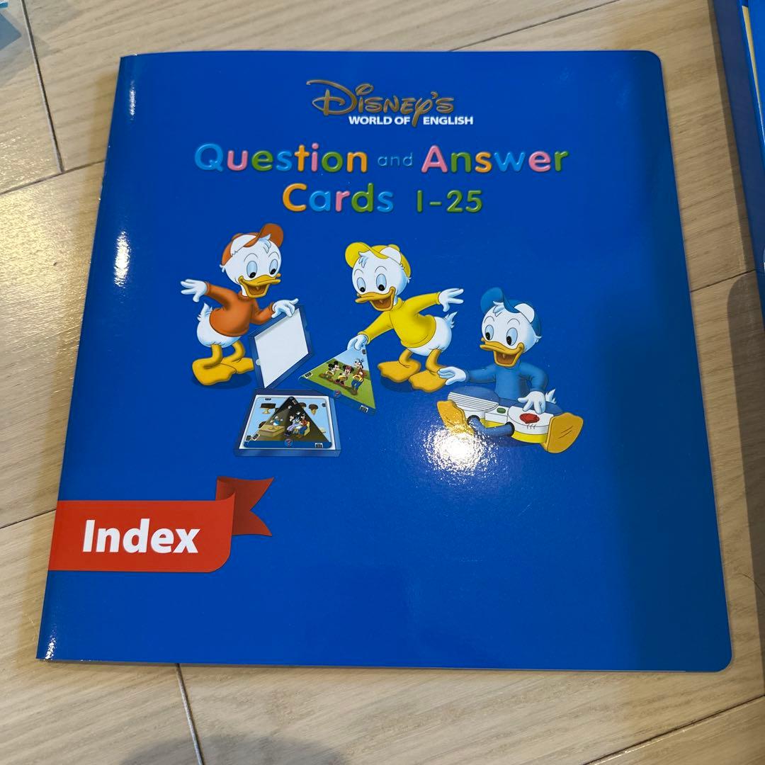 2018年トークアロングセットＱ＆Ａカード　両面デジタル　ディズニー英語システム