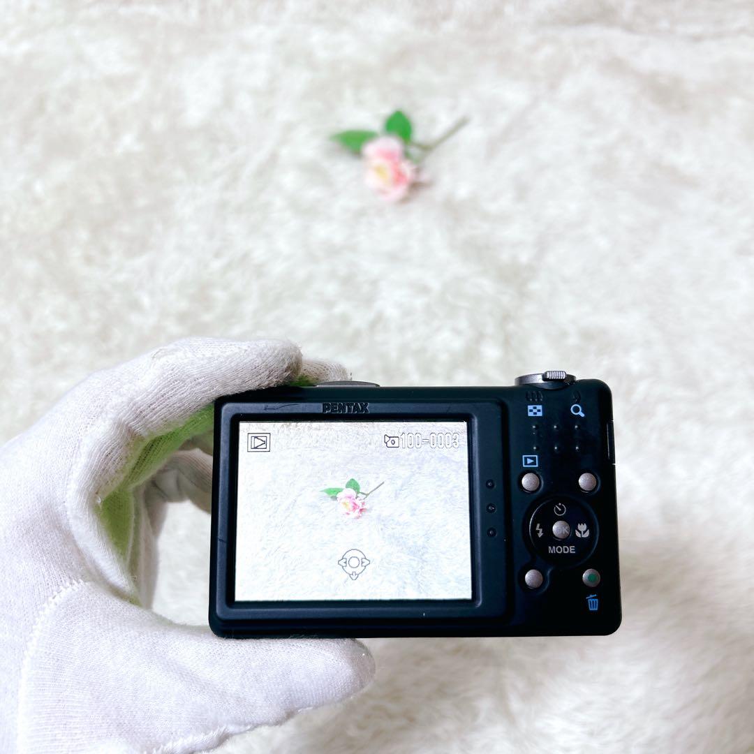 【可愛いコンデジ】PENTAX optio RZ10 ライムグリーン　動作確認済