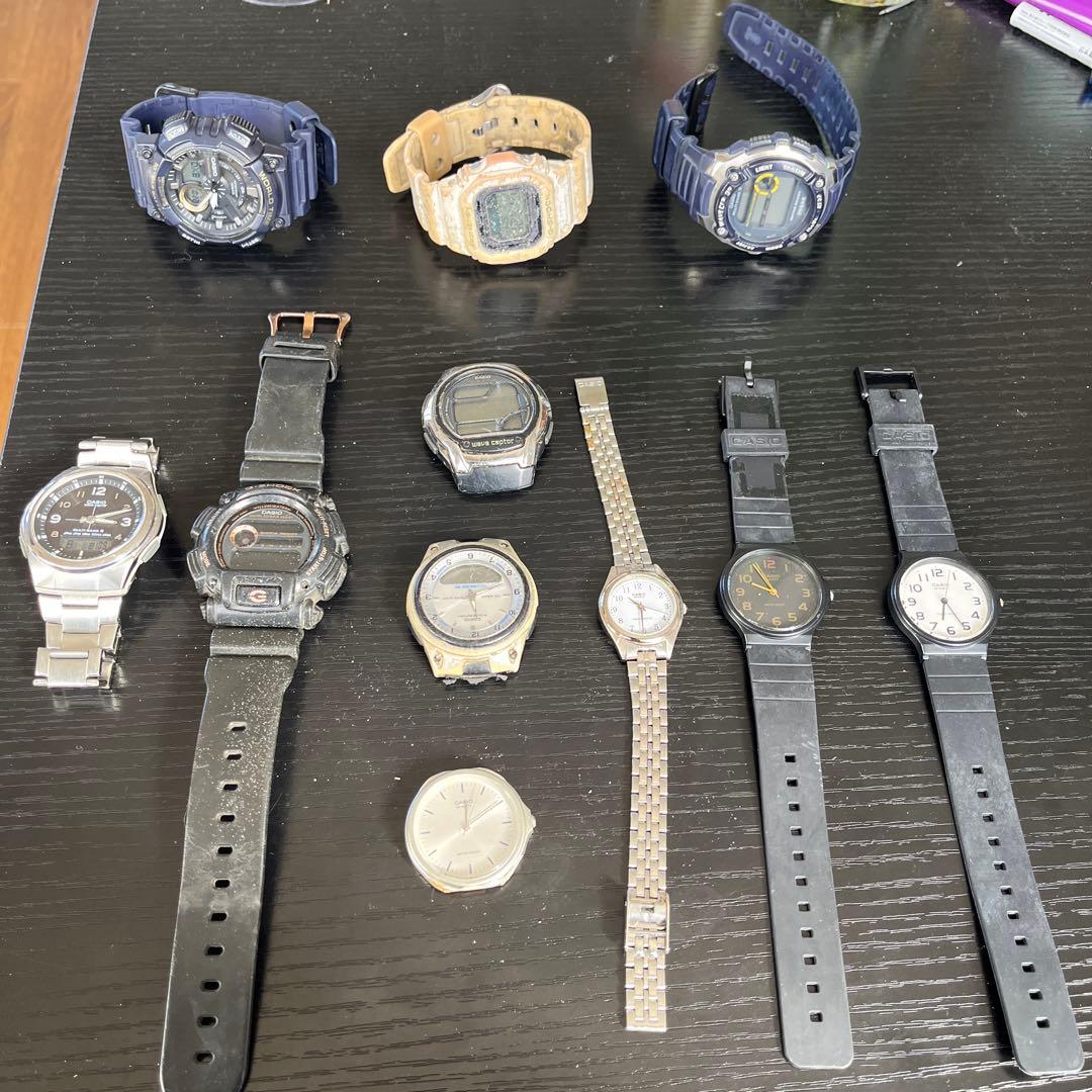 CASIO腕時計まとめ売り11点 ジャンク