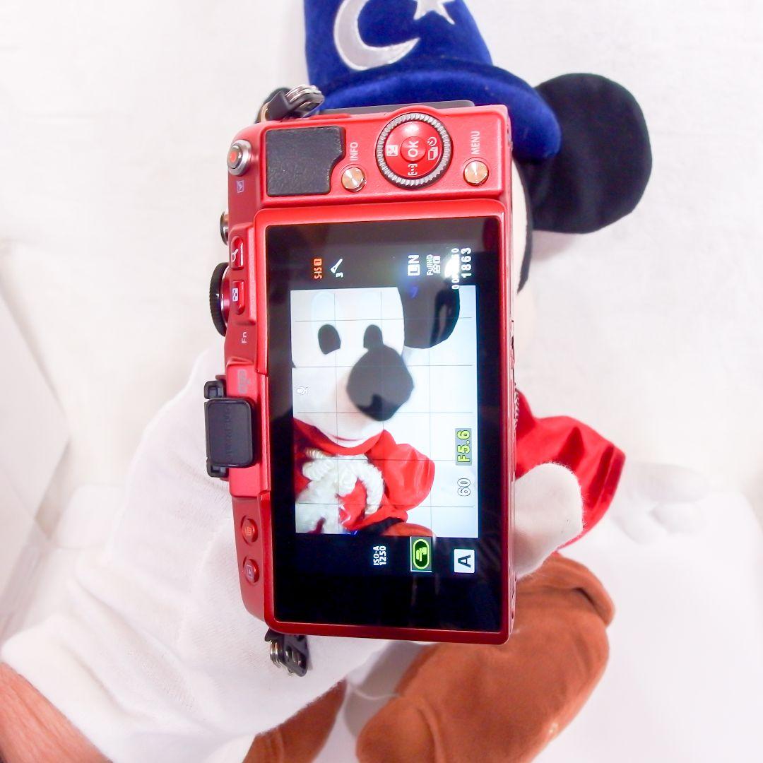 完動美品 オリンパス OLYMPUS PEN Lite E-PL6 レッド