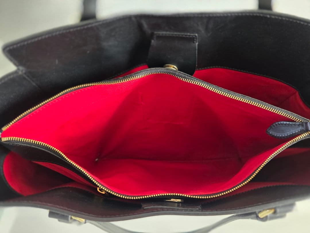 【美品】ボルドリーニセレリア トートバッグ 黒 大容量