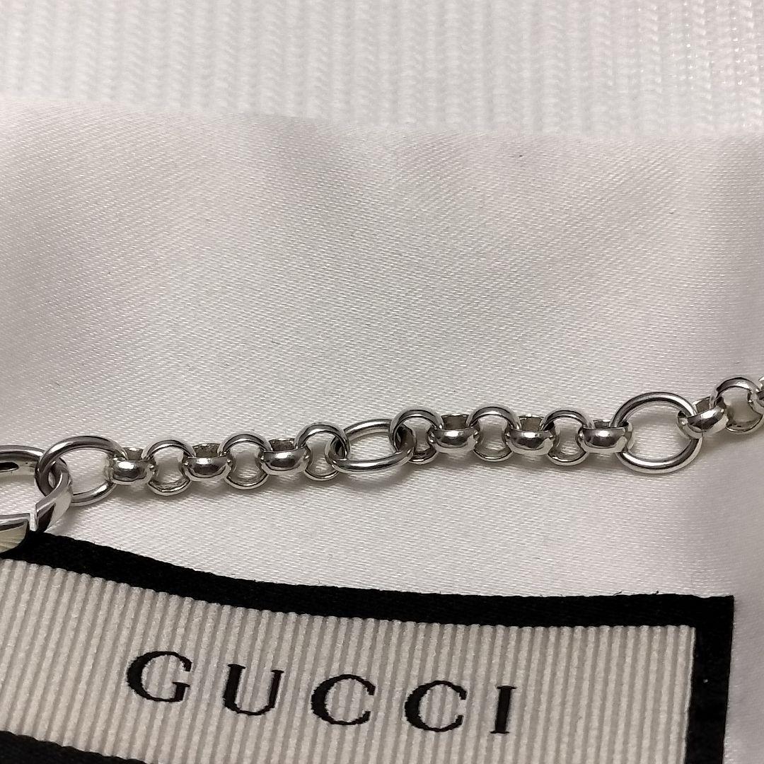 GUCCI グッチ クラシック ロゴ  ネックレス シルバー