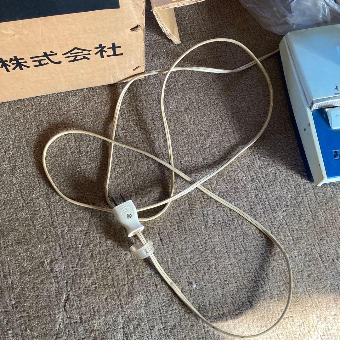 希少 箱付き 三菱 レトロ 扇風機 R30-W型 ブルー 30cm エースファン