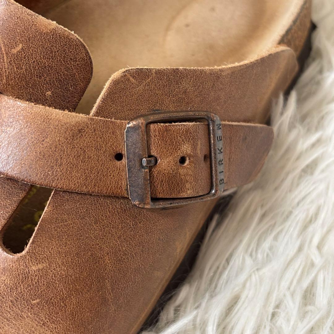 【美品】BIRKENSTOCK ビルケンシュトック　ボストン　レザー　36