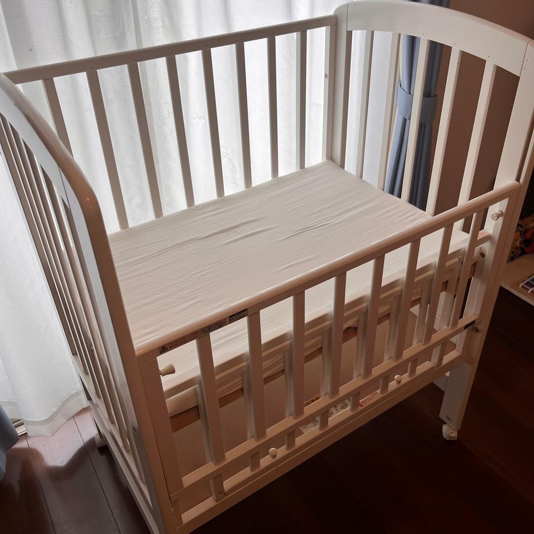 【送料込み】KATOJI ハイポジション ミニ ベビーベッド 02028