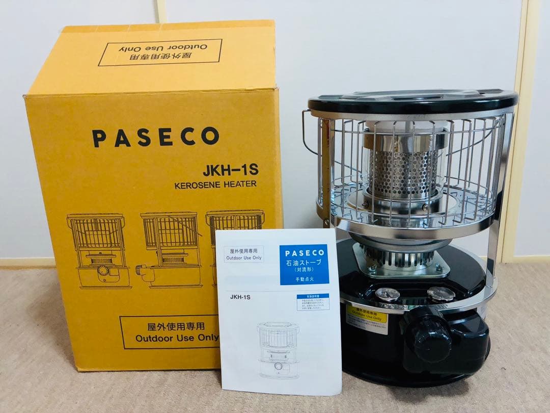 PASECO パセコ 石油ストーブ JKH-1S ブラック