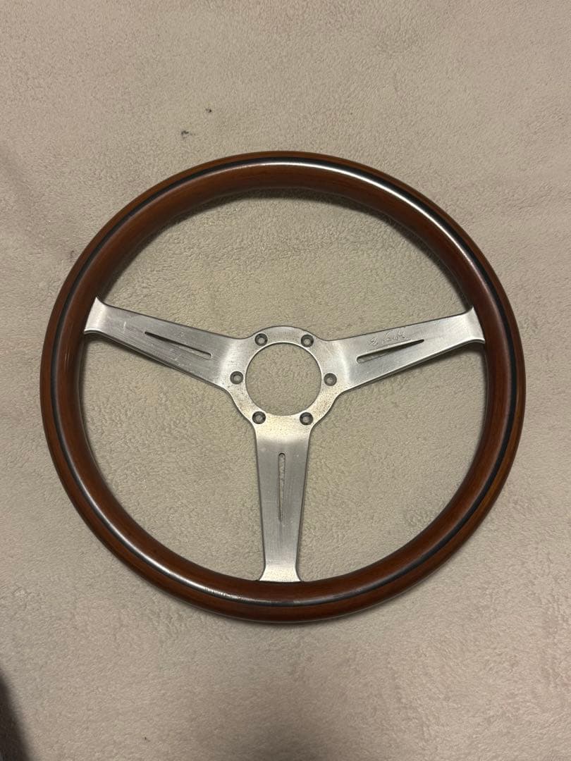 NARDIウッド アルミ ステアリングホイール　ナルディ
