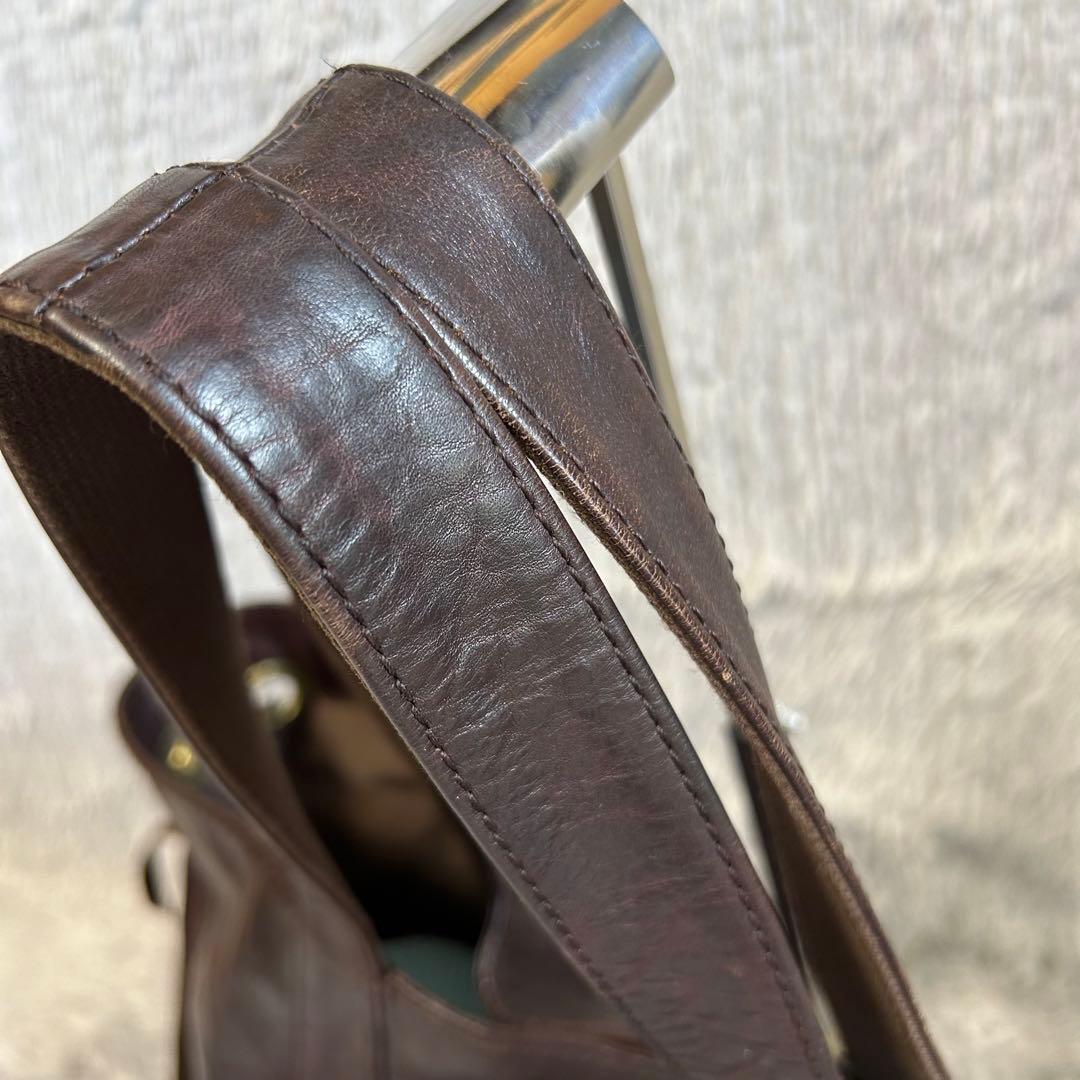 quadro クアドロ　2wayレザートートバッグ　シリアルNo.31153