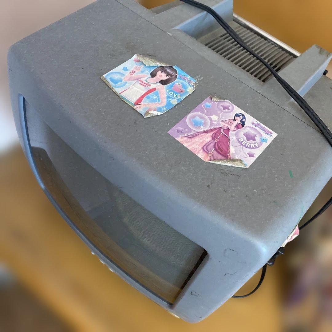 SANYO ブラウン管テレビ キャラクターシール付き