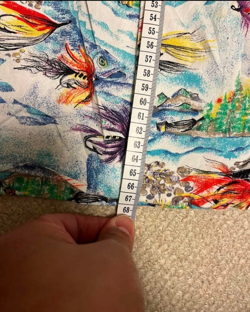 パタロハ　Pataloha パタゴニア　1993　毛針 アロハシャツ　Ｍ