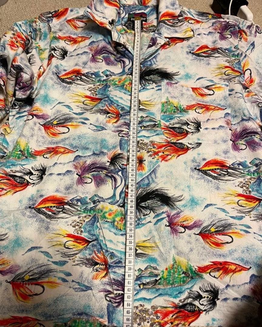 パタロハ　Pataloha パタゴニア　1993　毛針 アロハシャツ　Ｍ