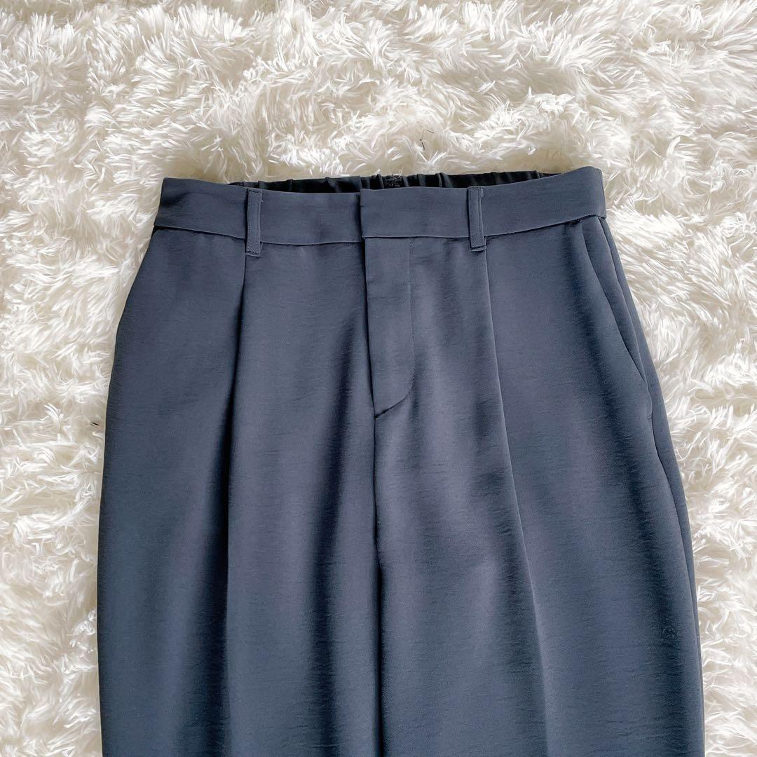 美品✨【インディヴィ】ダブルテーラードジャケットパンツセットアップダークグリーン