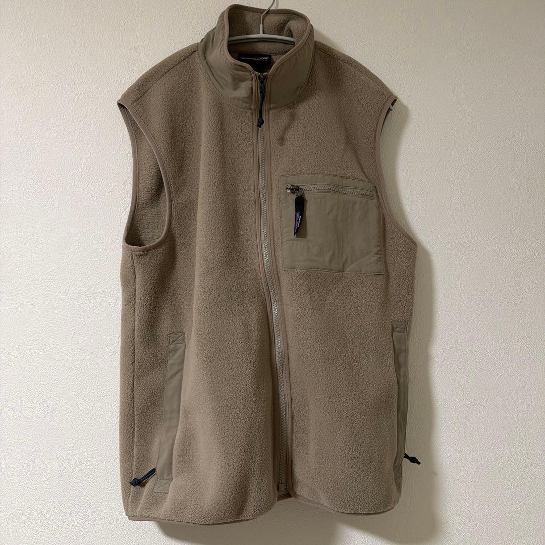 ヤ*ス様 patagonia ベージュ フリースベスト　シンチラベスト