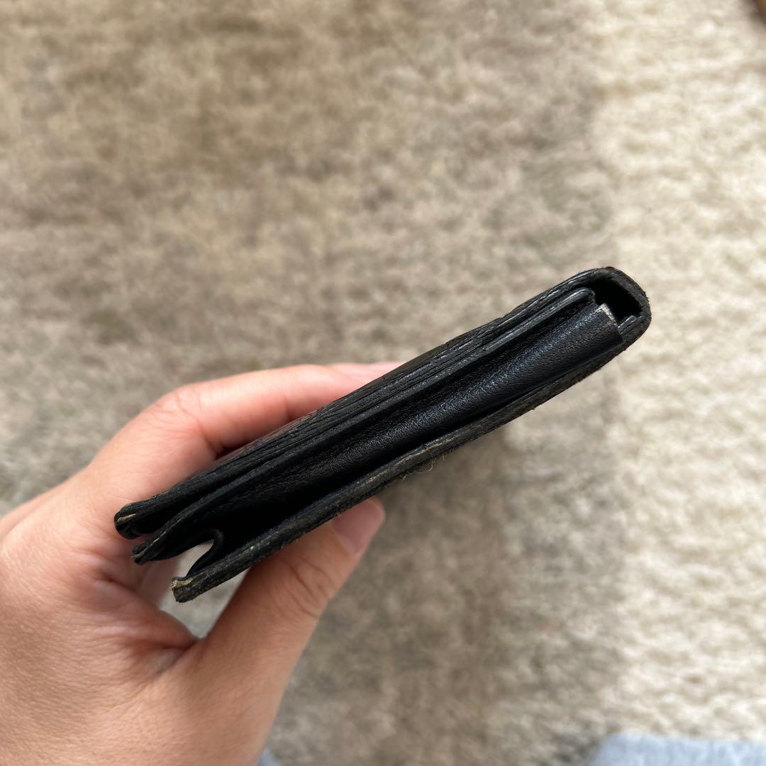 Brioniブリオーニ カードケース 長財布 ブラック クロコ