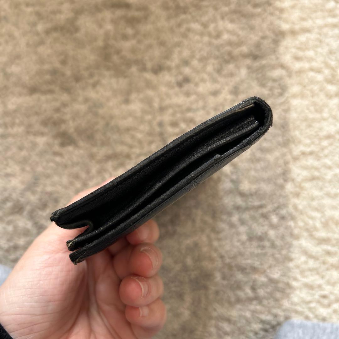 Brioniブリオーニ カードケース 長財布 ブラック クロコ