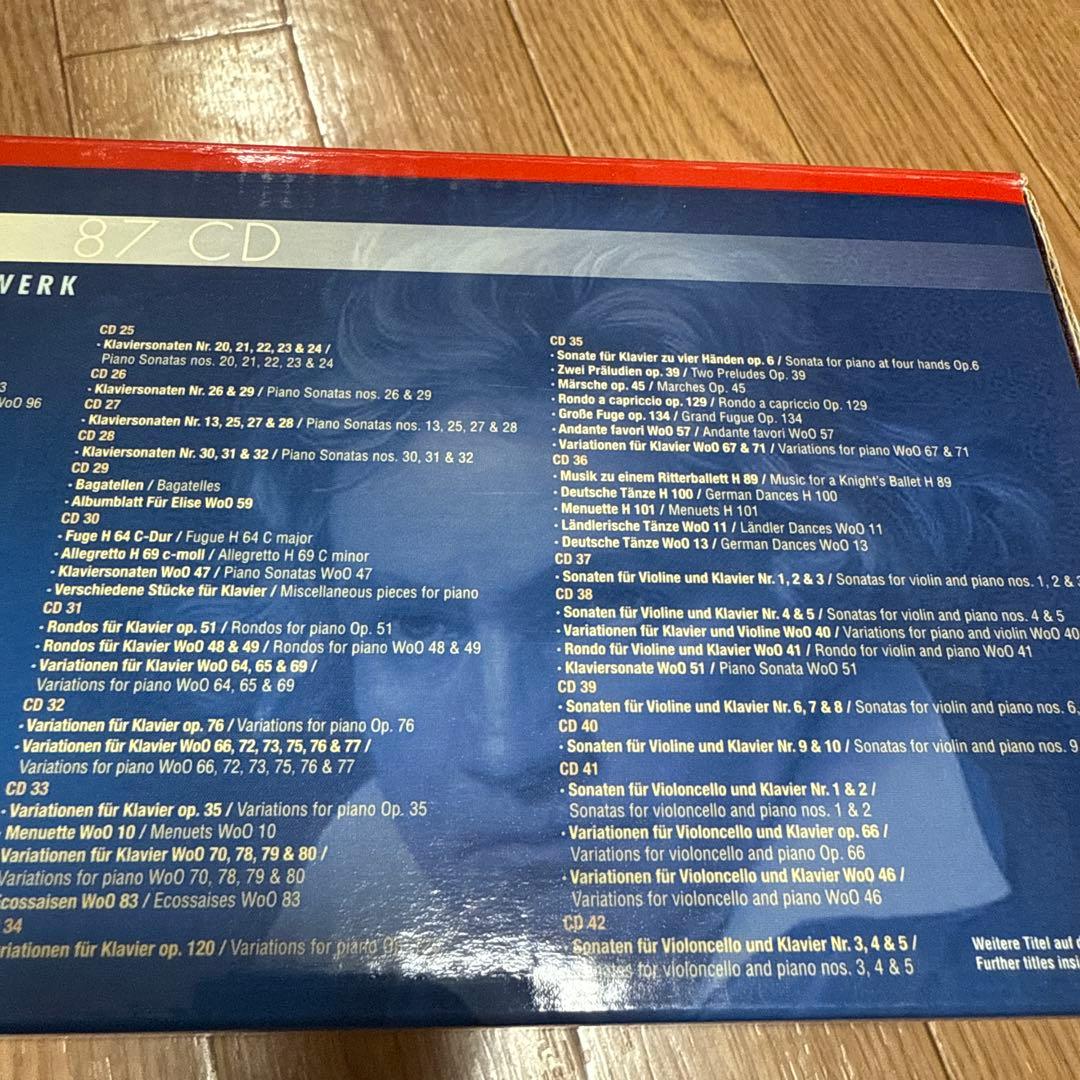 ベートーヴェン 87CD 完全作品集 & バッハ 46CD 完全版
