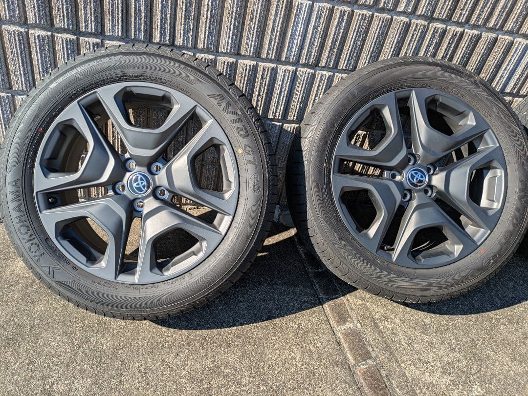 RAV4 純正 19インチ ヨコハマ AVID S34 タイヤセット 美品
