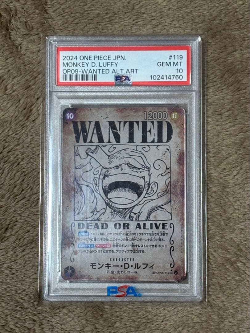 ワンピースカード ニカ 手配書 ニカルフィ PSA10