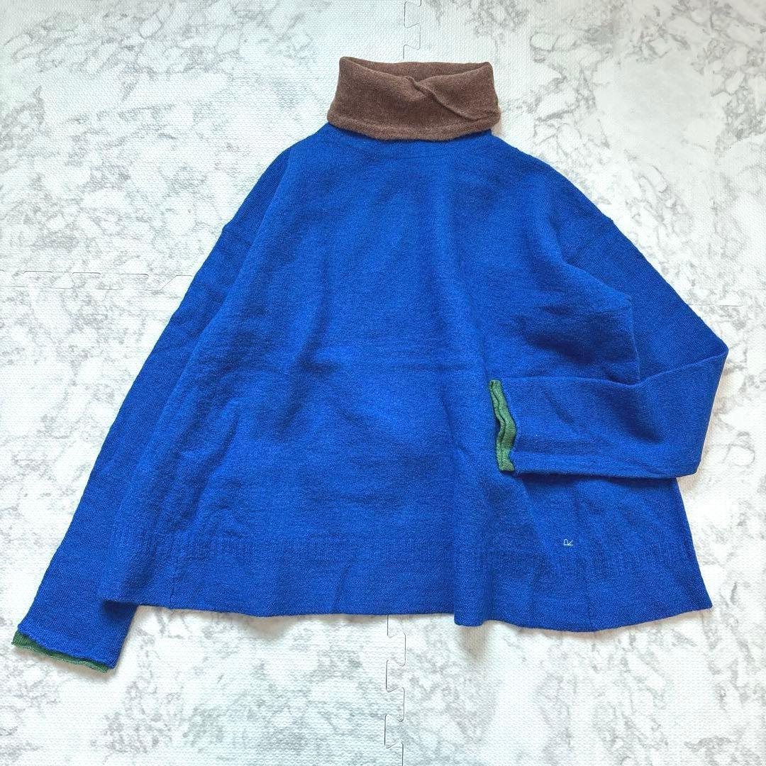 45R クレリックのタートルネックニット ウールカシミヤ ワイドシルエット