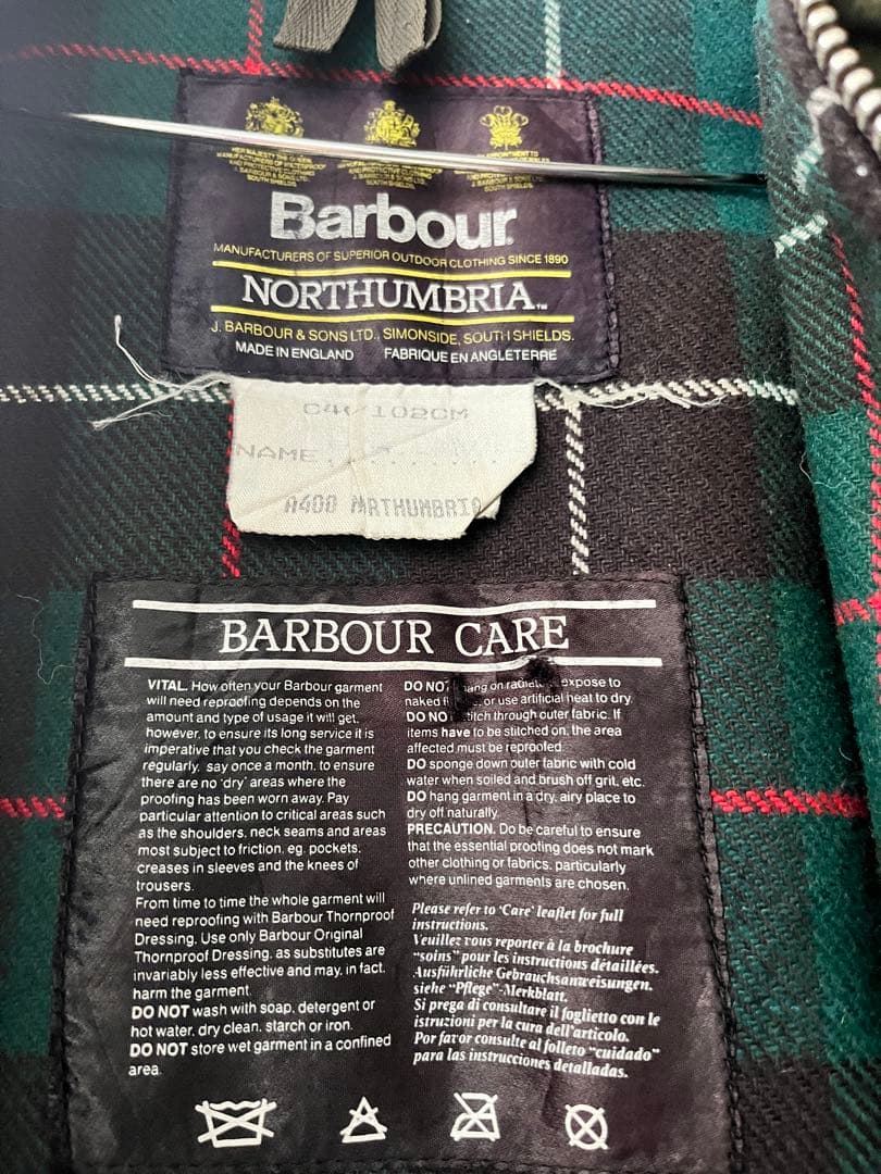 Barbour Northumbria バブアー ノーザンブリア