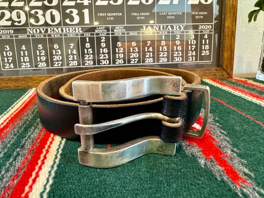 studio wokini ブライドルレザーベルト lynch cholos