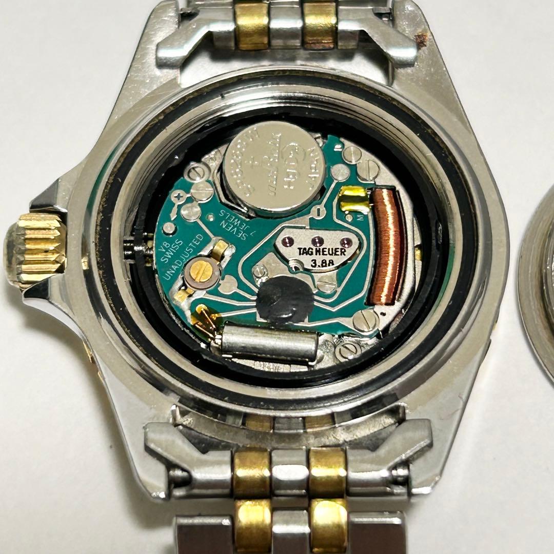 稼働 TAG HEUER タグホイヤー 980.018N ブラック クォーツ