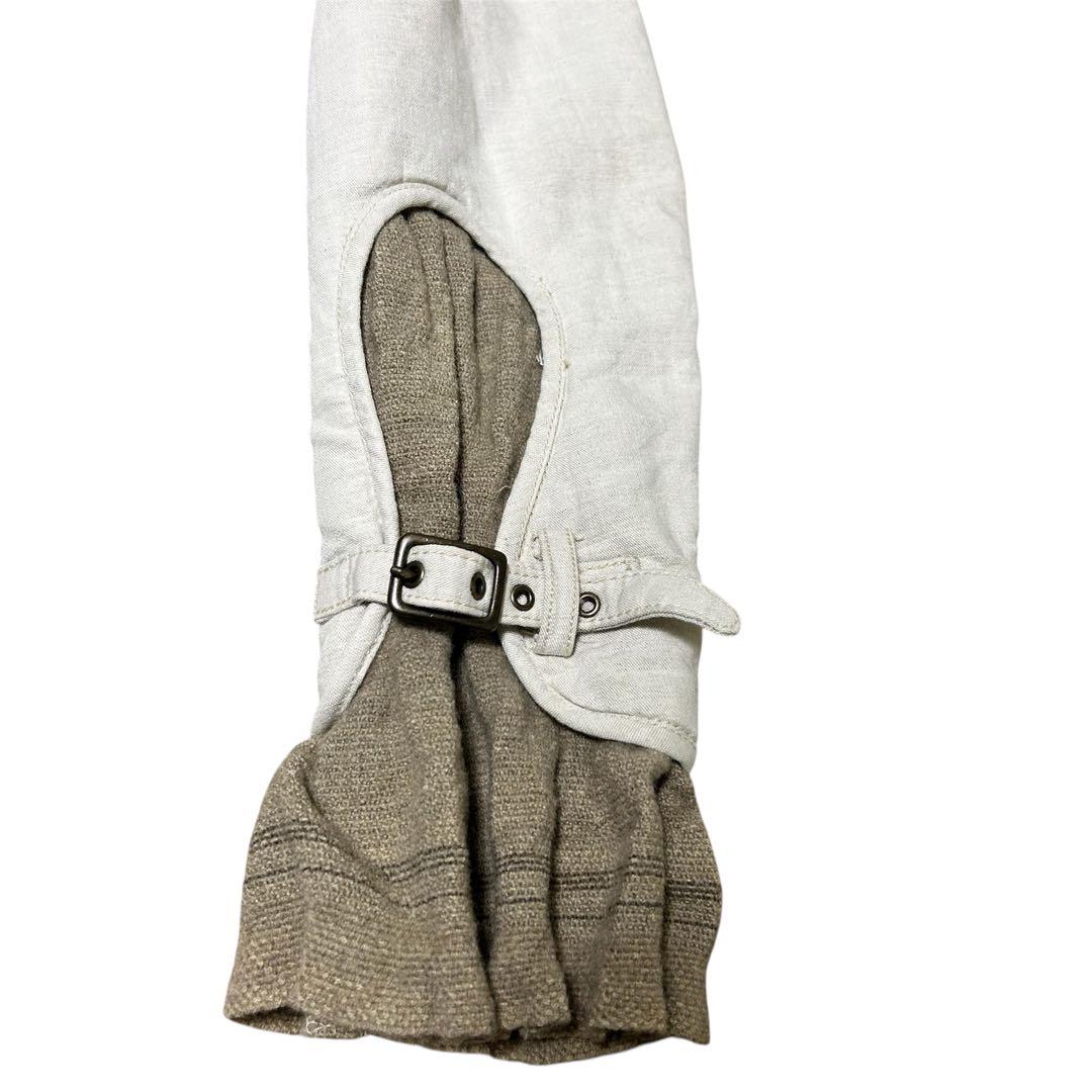 ★希少Share Spirit白ミリタリーJKT/　中綿入り　size36