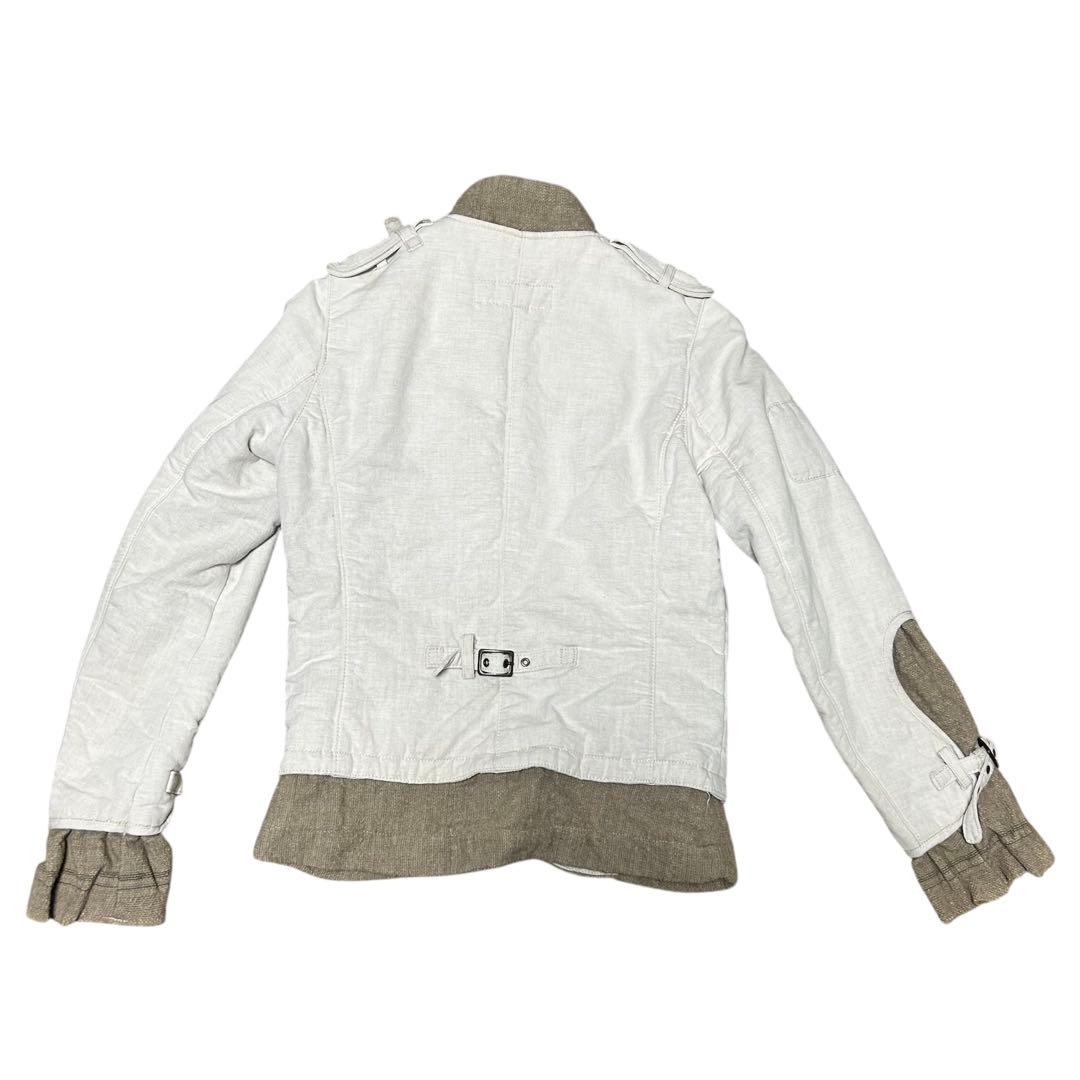 ★希少Share Spirit白ミリタリーJKT/　中綿入り　size36