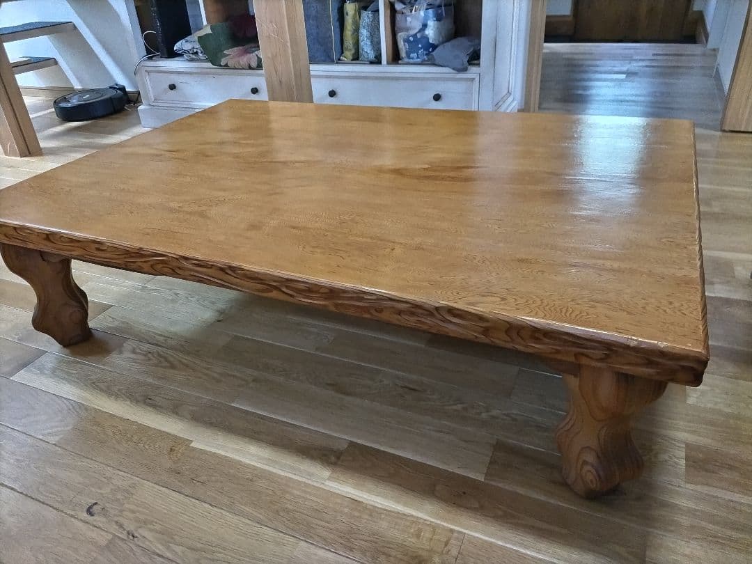 ★？？？★【屋久杉認定シール付】屋久杉　座卓　 テーブル