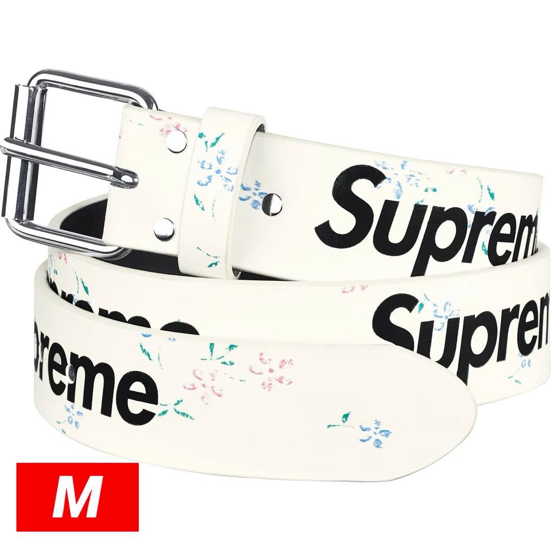ほ*ろ様 【新品•未使用】Supreme Repeat Leather Belt