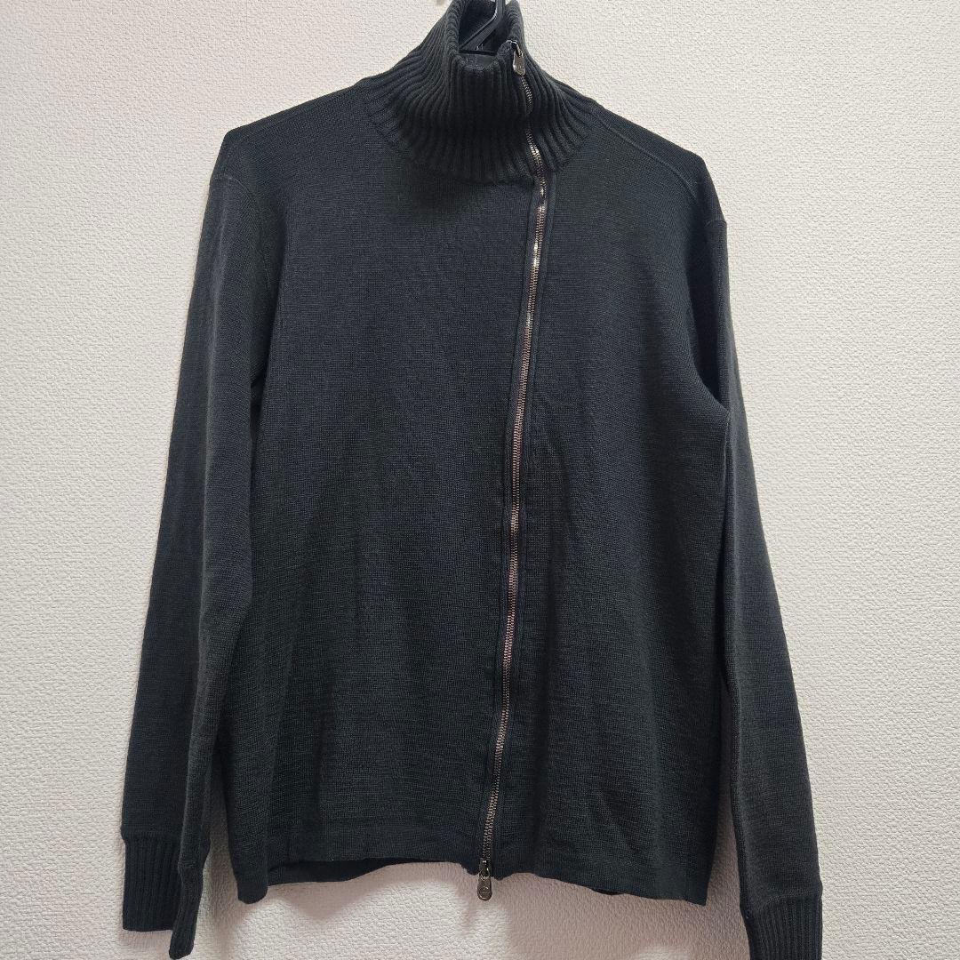 アルマーニコレツォーニ　ジップ ニット　ダブル ライダース型