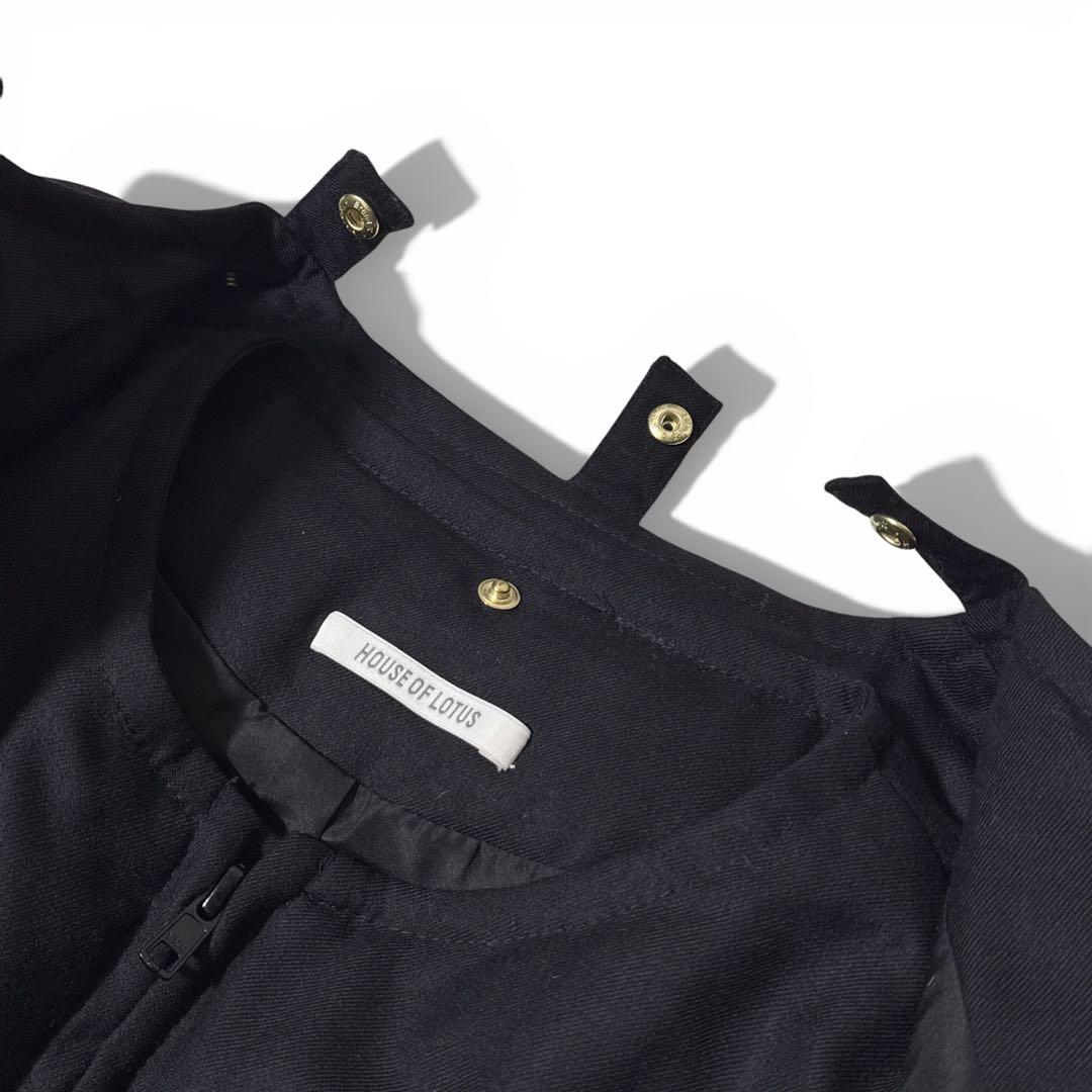 新品タグ付き✨️￥8.2万　23AW　ハウスオブロータス　スリーピースダウンコート