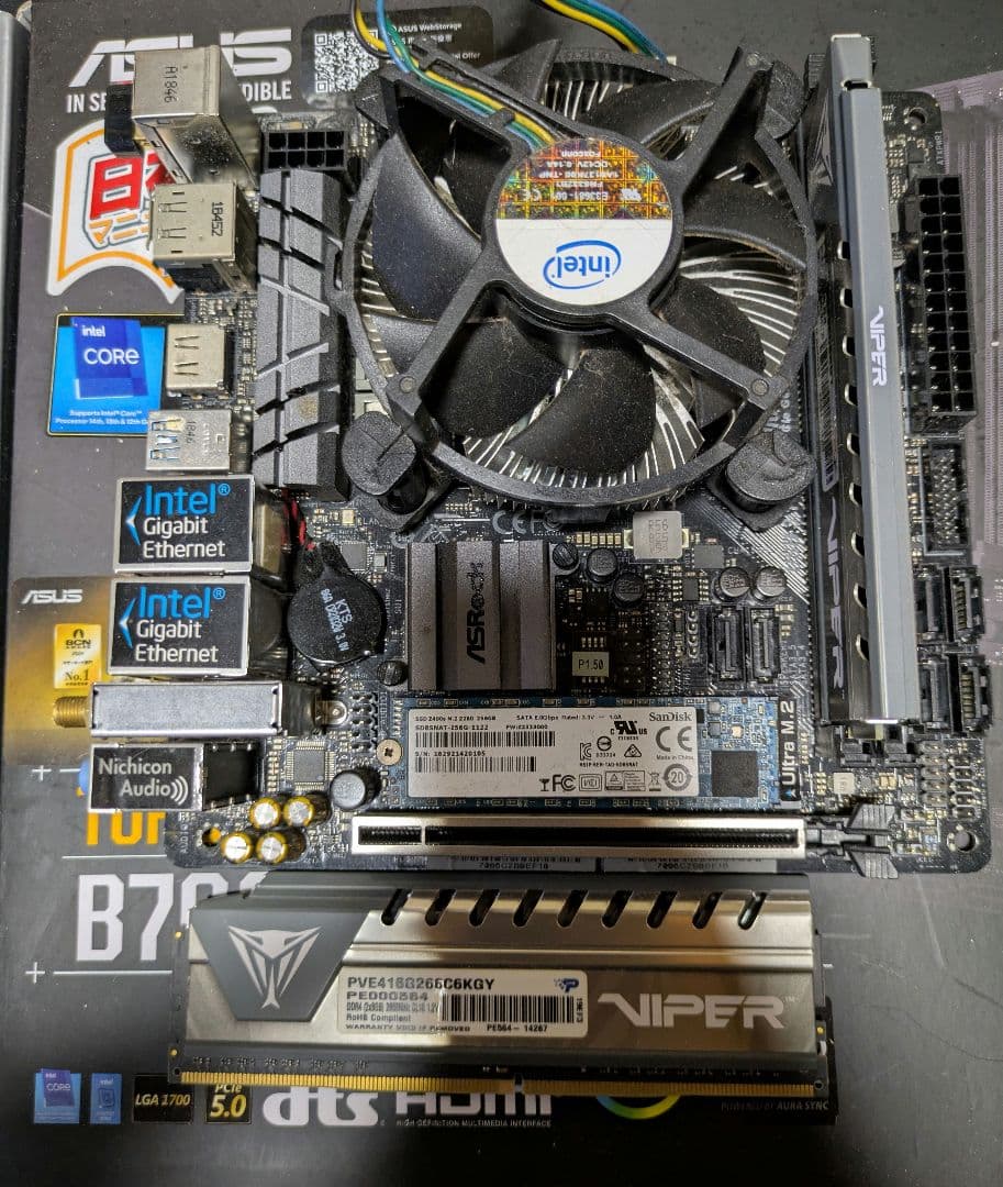 i5 9600K Z390 DDR4 16GB m.2SSD 256GB セット