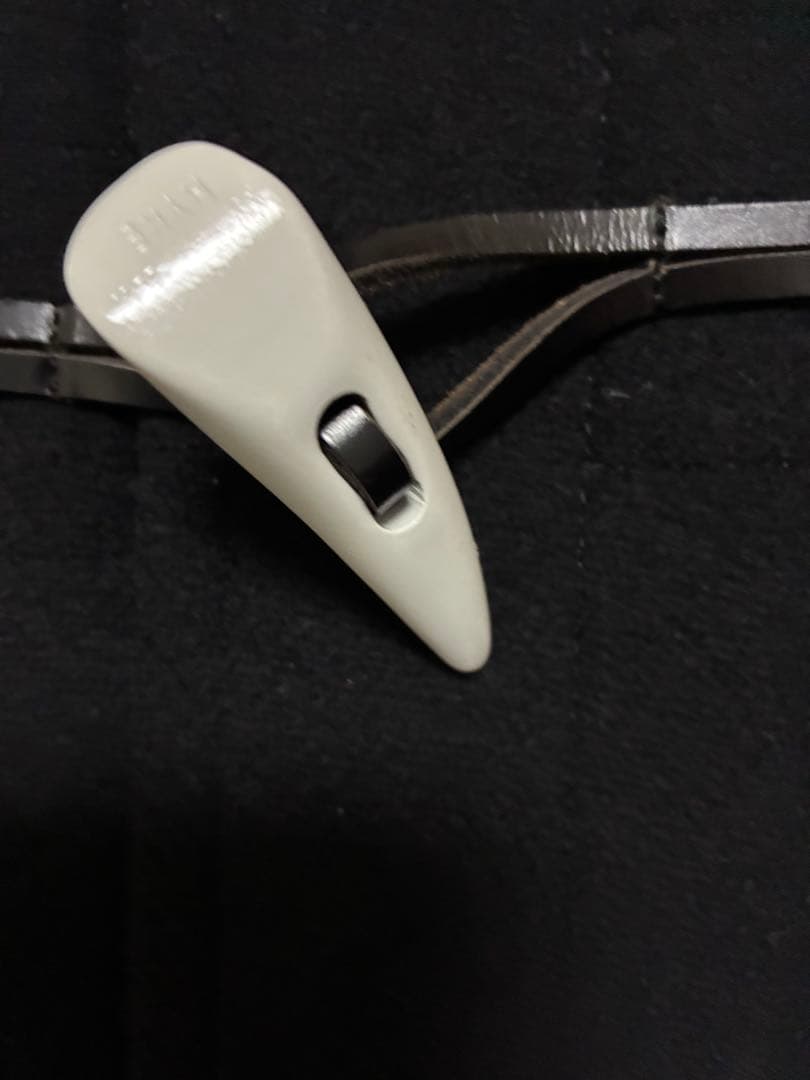 HYKE ダッフルコート黒　size2 白トグル