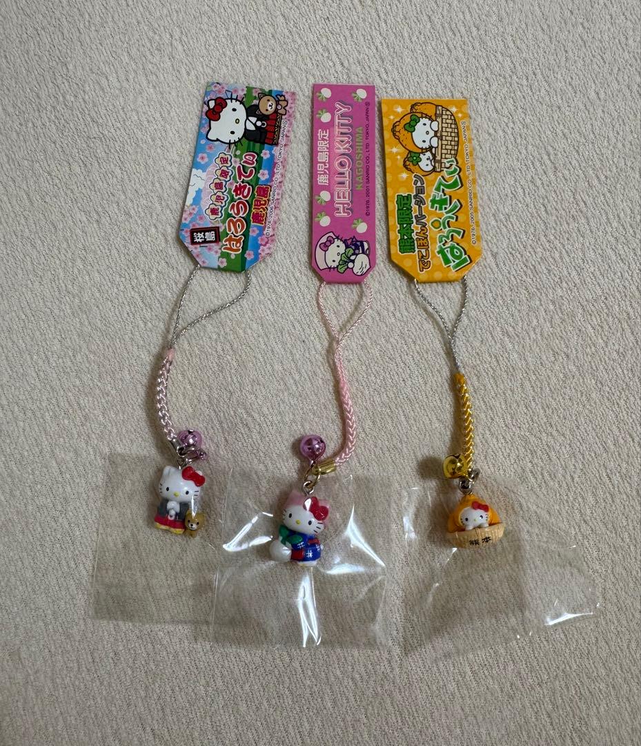 【未使用＊レア】　ご当地キティ　根付け　地域限定　まとめ売り　19個