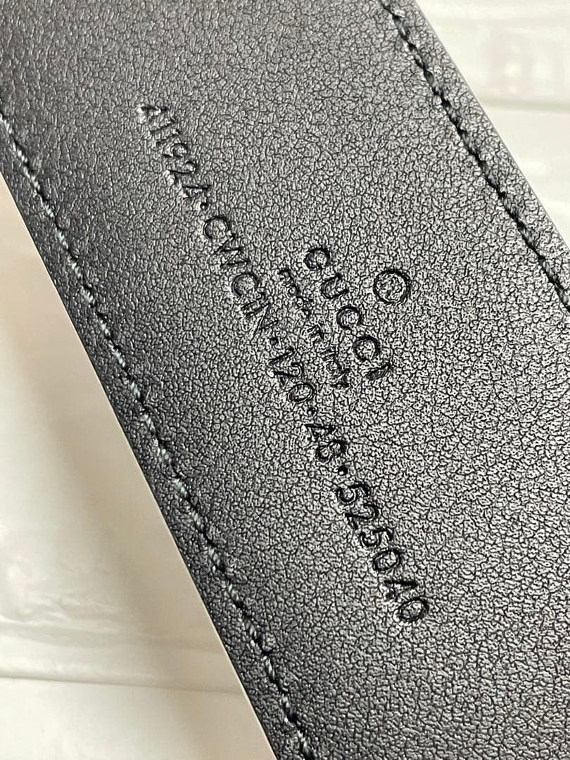 【未使用】GUCCIグッチ シグネチャー　GG レザーベルト❤︎