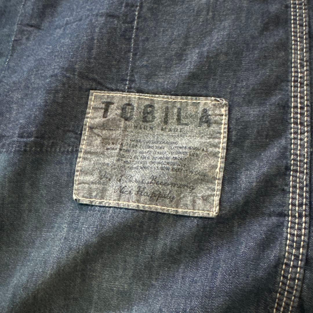 TOBILA ダッフルコート　デニム