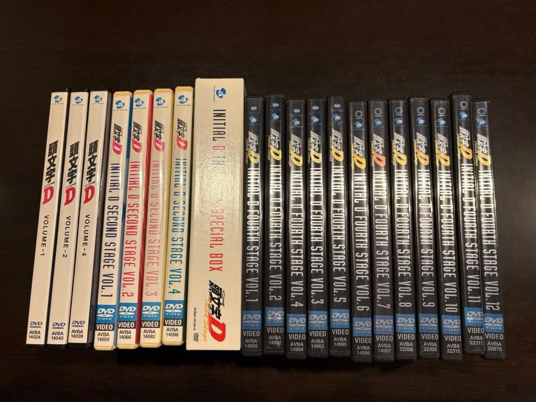イニシャルD DVD21本セット　INITIAL D
