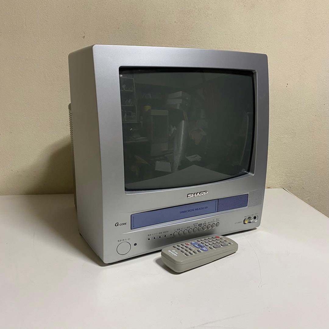 動作確認済み SHARP ビデオ付カラーテレビ VT-14GH5 テレビデオ