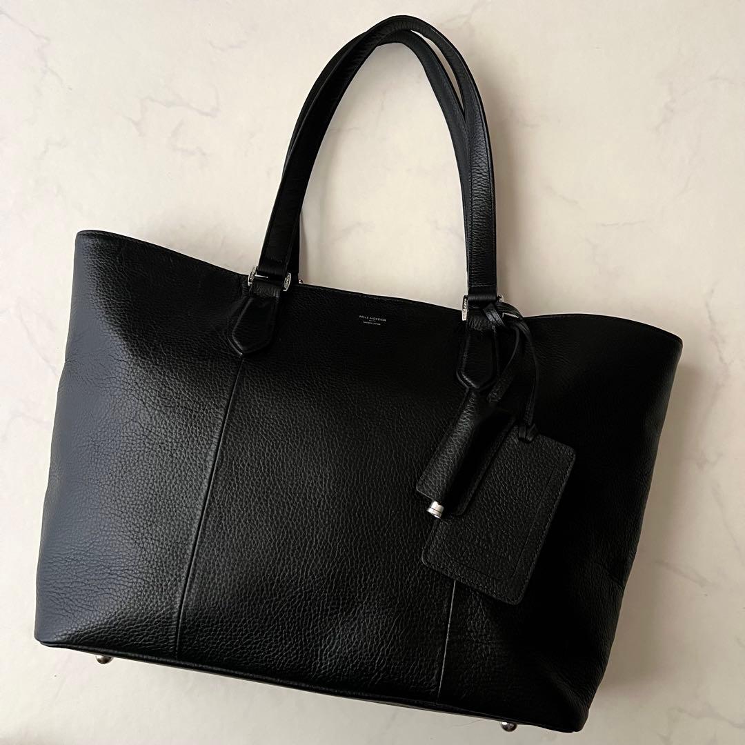 ペッレモルビダ トートバッグ Colore コローレ レザー ブラック 黒 A4