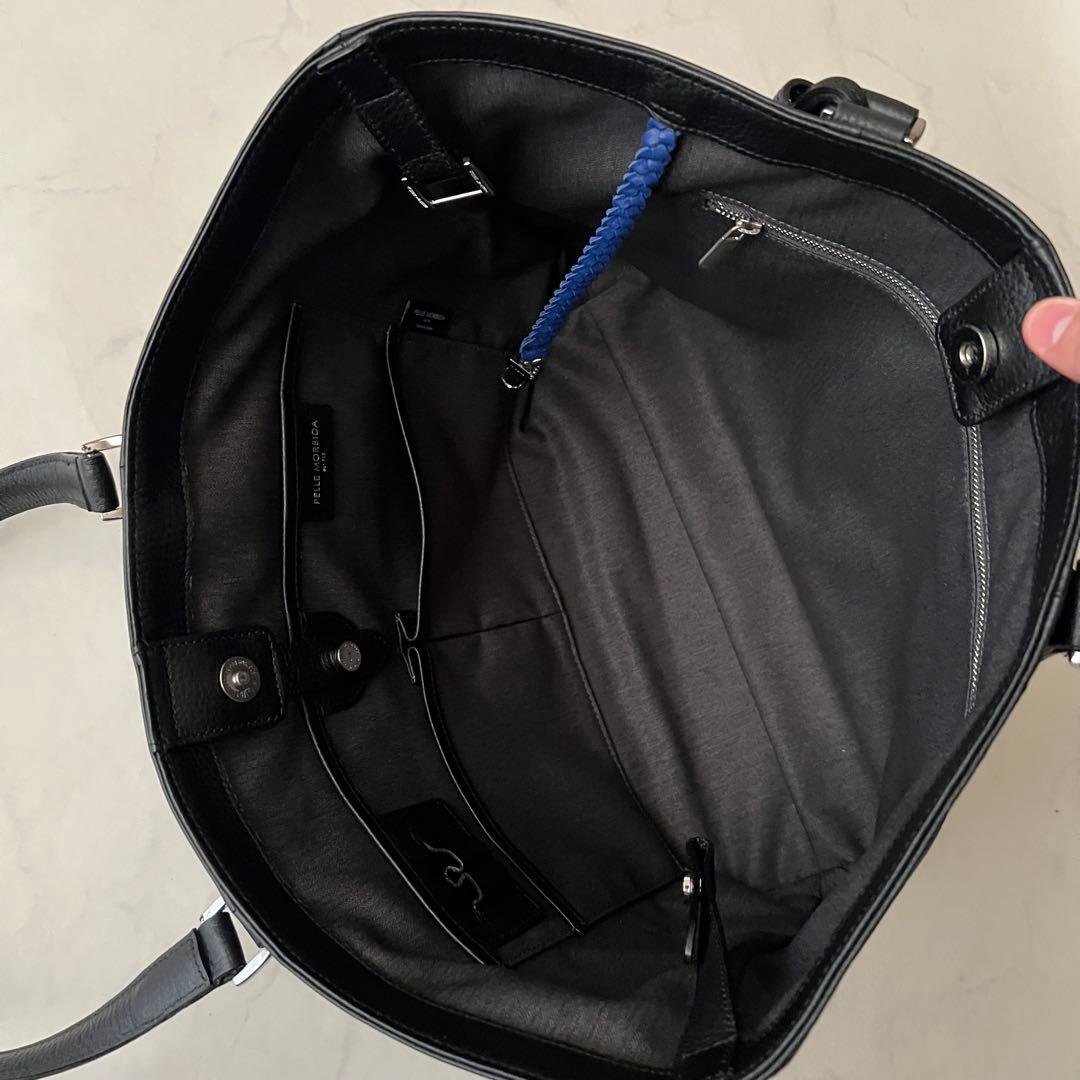 ペッレモルビダ トートバッグ Colore コローレ レザー ブラック 黒 A4