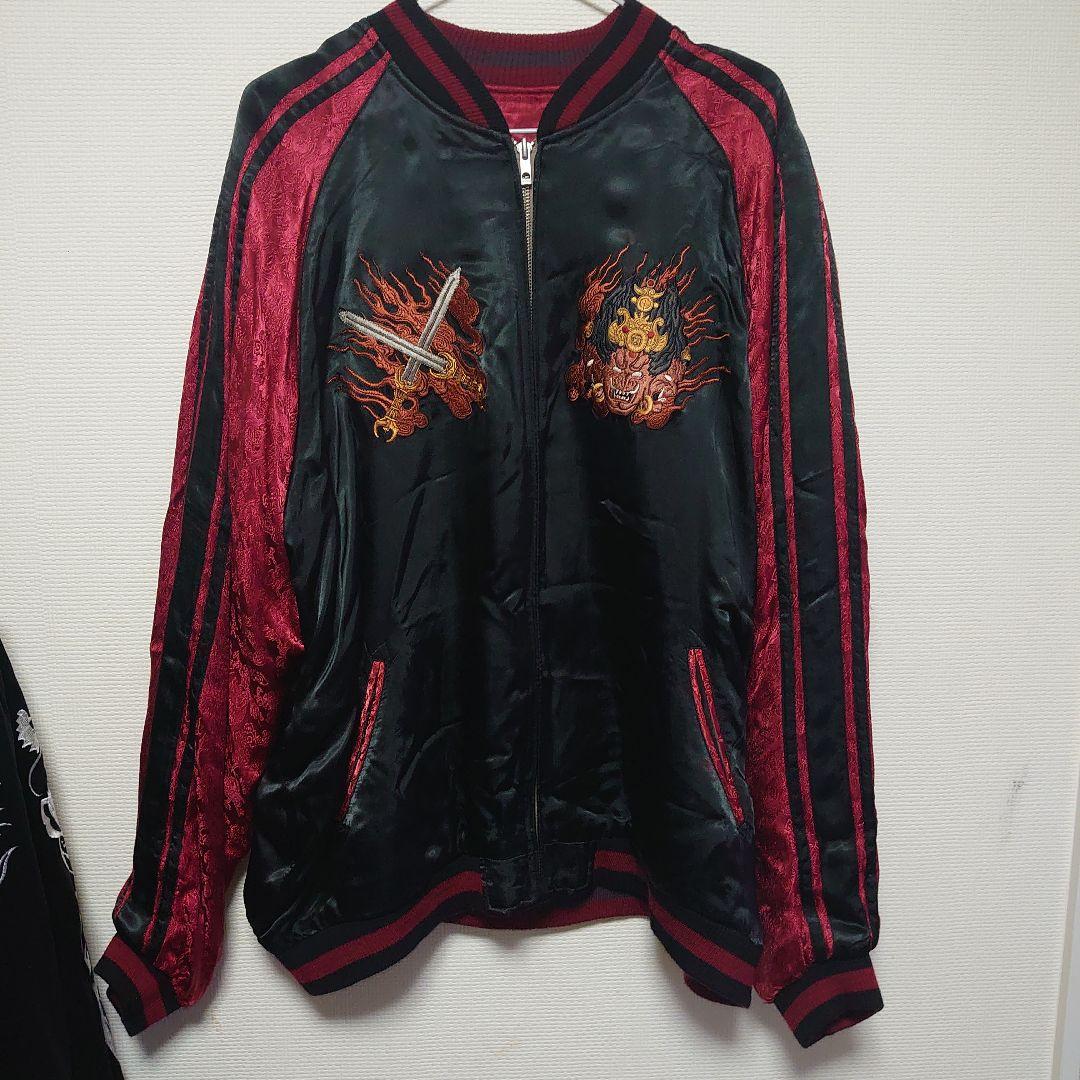 近日削除　スカジャン　龍桜　リバーシブルスカジャン