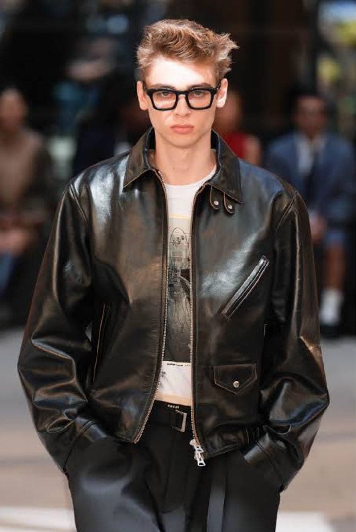sacai 25ss レザージャケット　leather jacket サイズ1