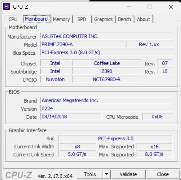 【G.SKILLメモリ64GB】Core i7 8700/ASUS Z390-A
