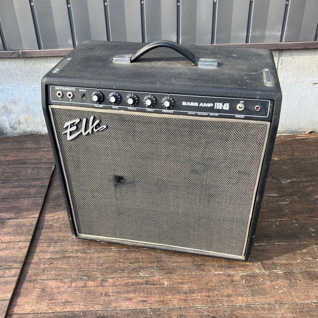 D-4 ジャンク品 ELK エルク BASS AMP FSB-45 ベースアンプ