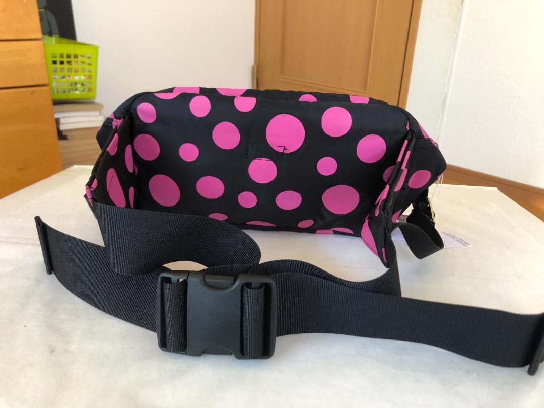 激美品　ポーター　草間彌生　ウエスト　ポーチ　ボディー　バッグ　タンカー　旅行