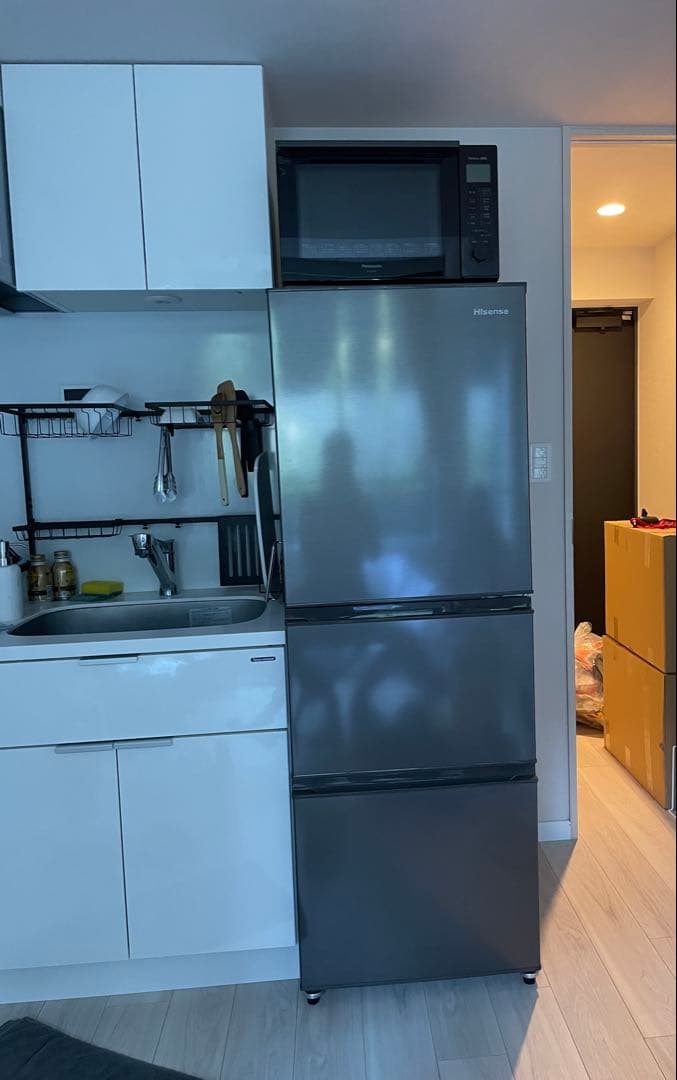 Hisense Refrigerator 282L/スペースグレイ/自動霜取り