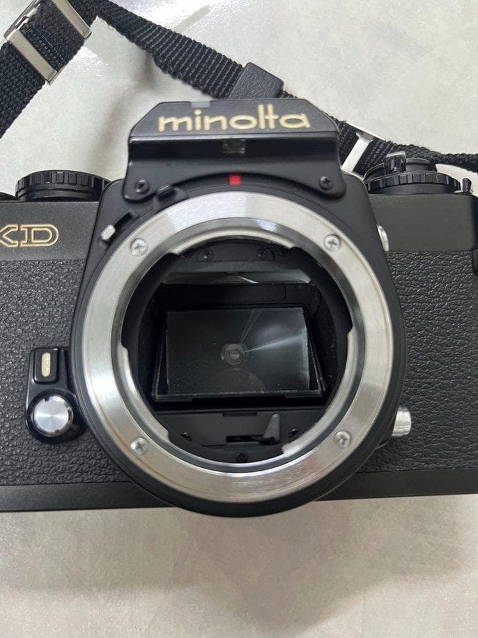 【美品】ミノルタXD + オートワインダーD +レンズ 45mm + 300mm