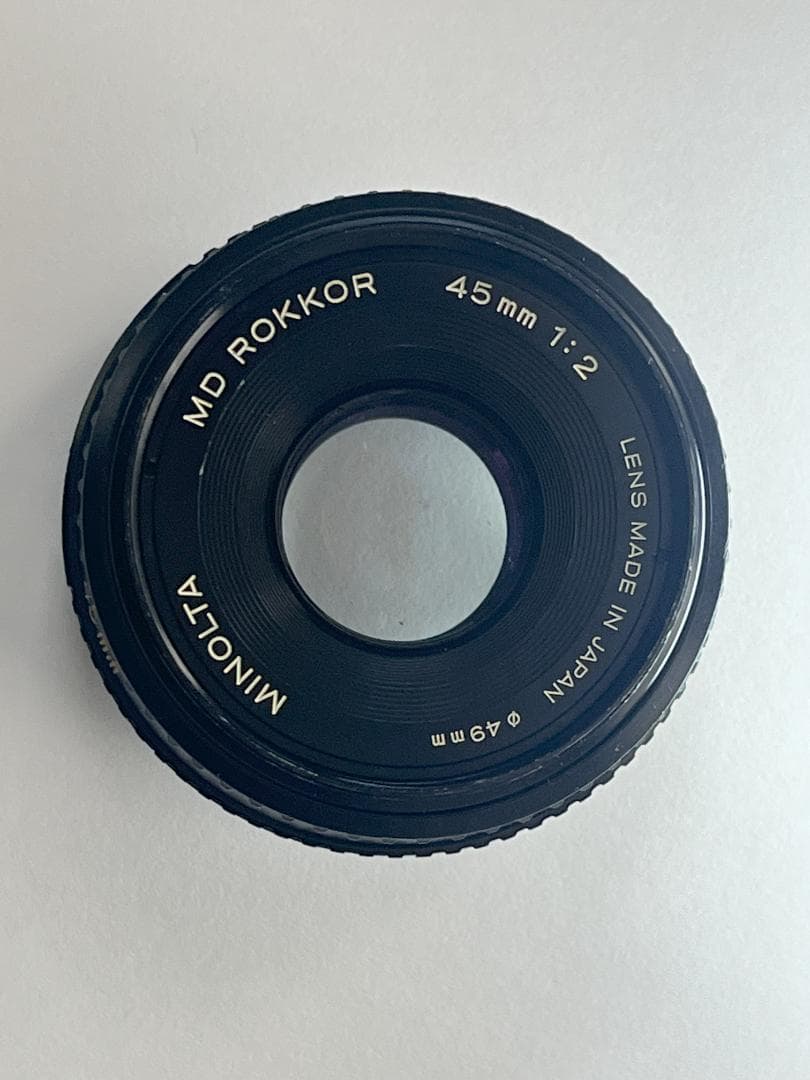 【美品】ミノルタXD + オートワインダーD +レンズ 45mm + 300mm