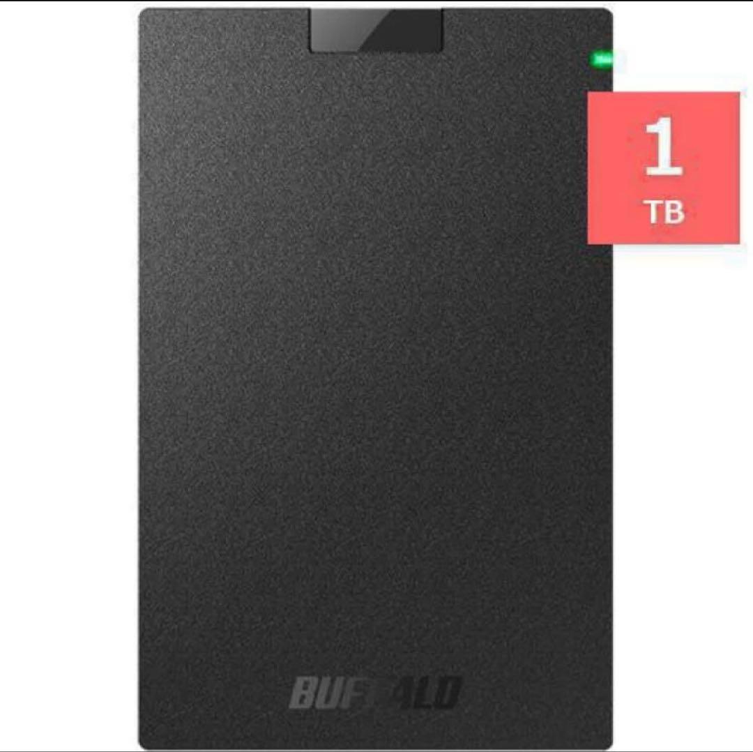 バッファロー HD-PCG1.0U3-BBA 1TB ブラック